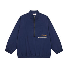 Aimé Leon Dore Nylon Half-Zip Pullover - Navy