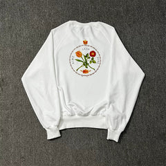Aimé Leon Dore Floral Graphic Sweatshirt - White