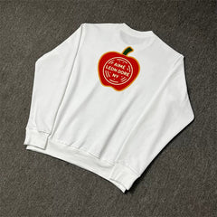 Aimé Leon Dore Apple Graphic Sweatshirt - White