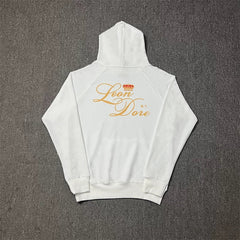 Aimé Leon Dore Crown Crest Logo Hoodie - White