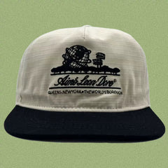 Aimé Leon Dore World Graphic Hat - Cream / Navy